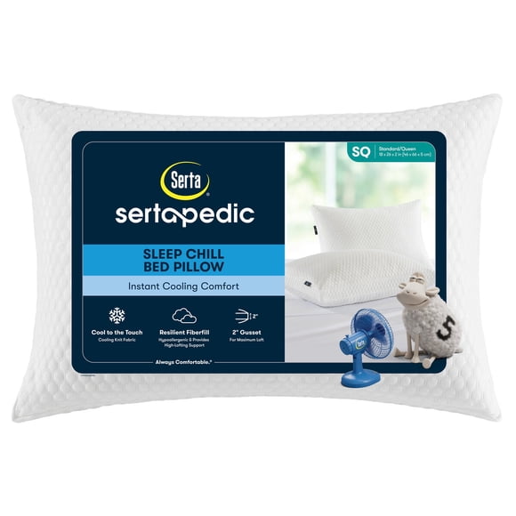 Almohada Serta Sertapedic Sleep Chill StandardQueen Hipoalergénica
