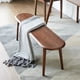 thumbnail image 1 of Natural Oak Wood for Dining Bench Table Bench for Living Room, 1 of 3