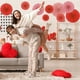 thumbnail image 3 of Juego de Abanicos de Papel Uxcell Decoración Flores Rosa 14 Piezas, 3 of 3