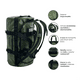 thumbnail image 4 of Pack Bolso Impermeable 30LT Green + Botella Coihue Lhotse, 4 of 7