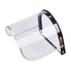 thumbnail image 5 of Protector facial y soporte Visera de PVC para casco Instale fácilmente Protección resistente para los ojos y la cara Accesorios de soporte de aluminio, 5 of 5
