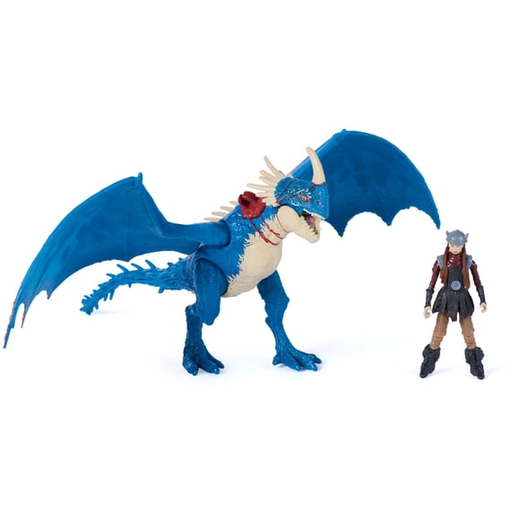 Figuras de acción DreamWorks Dragons Deadly Nadder y Astrid