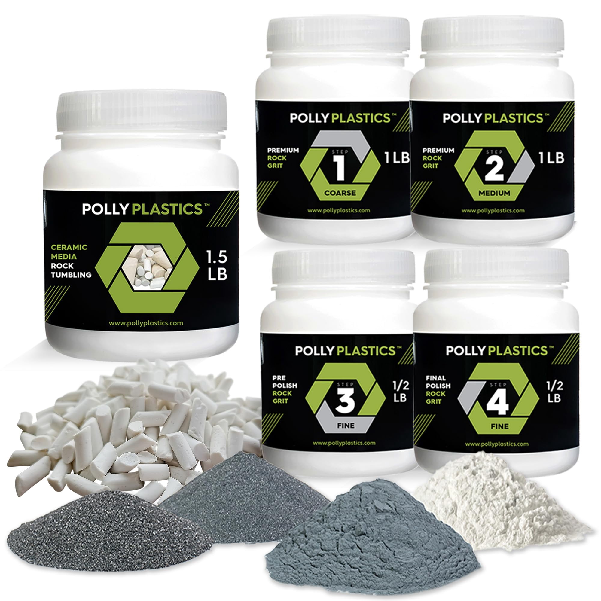 Recambio Para Pulir Rock Tumbler Polly Plastics