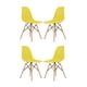 thumbnail image 1 of SET 4 SILLAS DE COMEDOR EAMES AMARILLO CLARO, 1 of 3