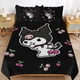 thumbnail image 1 of Kuromi Duvet Cover Set 3 Piece Bedding Set Double Sided Printing Decorative Comforter Cover Set, 1 of 5