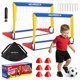 thumbnail image 1 of Set de Arcos de Fútbol para Niños MUROZA Portátiles para Patio 61x46 cm, 1 of 9