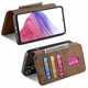 thumbnail image 3 of Funda Billetera Magnética para Samsung Galaxy M15 Soporte Tarjetas Desmontable Marrón, 3 of 6
