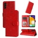 thumbnail image 4 of Funda tipo cartera FOXDOCK para Samsung Galaxy A13 5G , diseño girasol en relieve, cuero PU, cierre magnético, soporte y tarjetero, 4 of 5