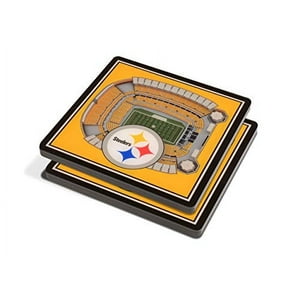 Youthefan - Posavasos 3D Stadiumviews De Los Pittsburgh Steelers De La Nfl, Tamaño 4 X 4