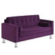 thumbnail image 2 of Sofa Retro 3c Felpa 12 Morado, 2 of 6