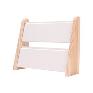 Ioensy - Soporte De Exhibición De Collar De Madera Estante De Exhibición De Mesa De Joyería Blanco