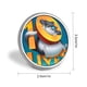 thumbnail image 2 of 10 vidas-Theme Round Button Badge: Premium Metal Construction, Ideal for High-End Events 2.8 cm, 2 of 6