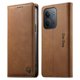 thumbnail image 1 of Funda Billetera de Cuero para [Xiaomi Redmi 15C], Bloqueo RFID, Tarjetas y Soporte Marrón, 1 of 5