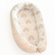 thumbnail image 1 of Nido Colecho Bebé 100% Algodon Colchon Desmontable, Diseño Arcoíris Coral, 1 of 2