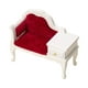 thumbnail image 5 of Mini Sofá Reclinable Con Mesa Auxiliar De Cajón Para Decoración De Casa De Muñecas 1/12, 5 of 5