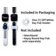 thumbnail image 2 of Soporte para llavero Keysy para banda de reloj RFID color blanco roto con brillo fosforescente, 2 of 4
