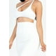 thumbnail image 4 of Vestido Mini Ajustado Fruncido con Abertura en un Hombro Al Frente, 4 of 5