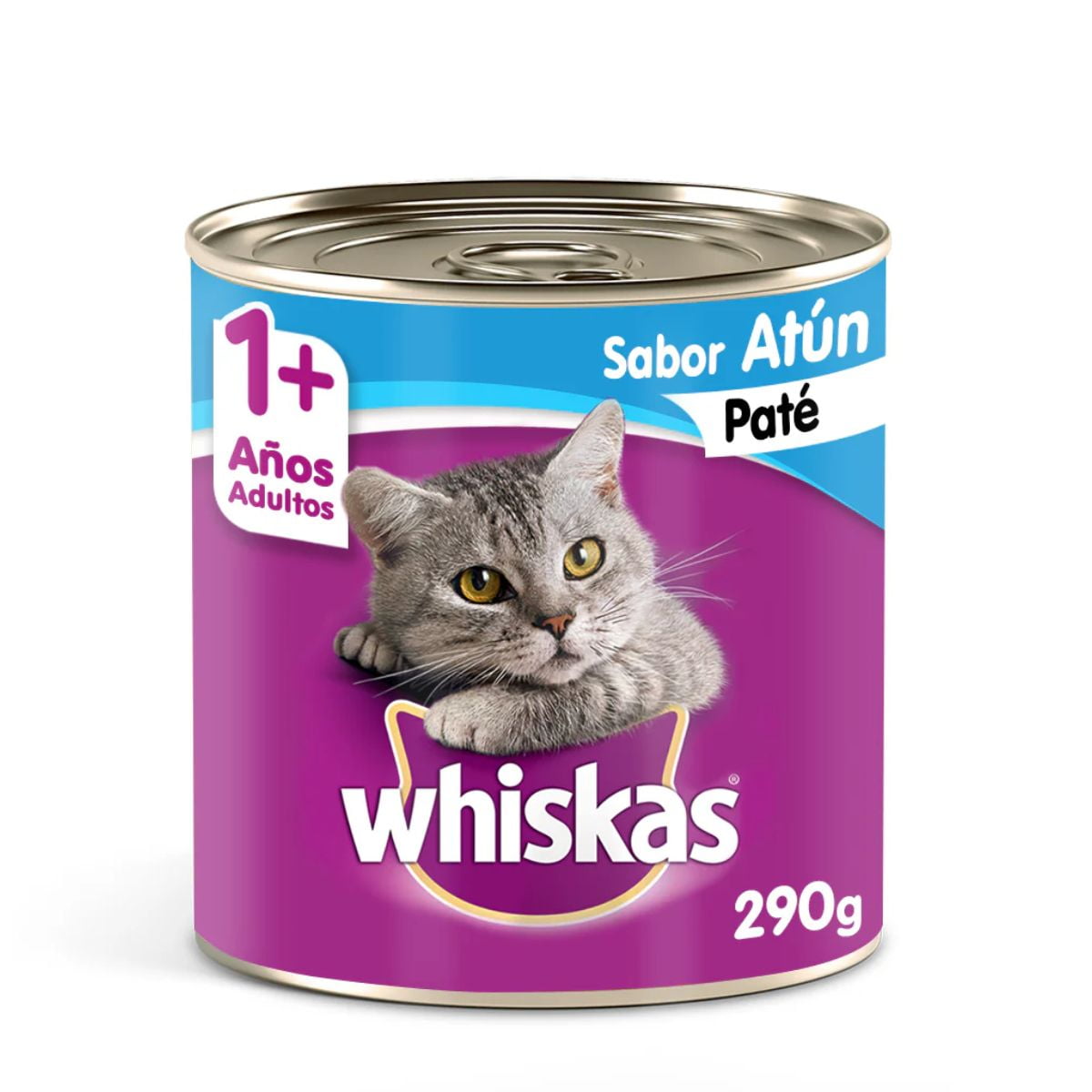 Pack 6 Latas Whiskas Alimento Húmedo Gato Adulto SaborAtún