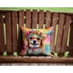thumbnail image 4 of Almohada Decorativa Chihuahua Hippie Dawg, 4 of 6