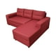 thumbnail image 2 of Sofa Seccional Kristina Lino Rojo Divan Derecho, 2 of 3