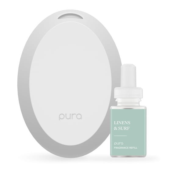Difusor inteligente Pura Mini con luz LED ajustable, Linens & Surf