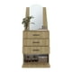 thumbnail image 4 of Comoda Con Espejo 3 Cajones 1 Puerta Café Claro, 4 of 9