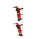 thumbnail image 1 of Adorno Colgante De Papá Noel Trepando Por Una Escalera De Cuerda Para Pared De Casa De Campo, 25 Cm, Papá Noel Doble, 1 of 5