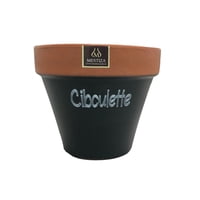 Mestiza - Maceta Kony 19Cm Pizarra Ciboulette