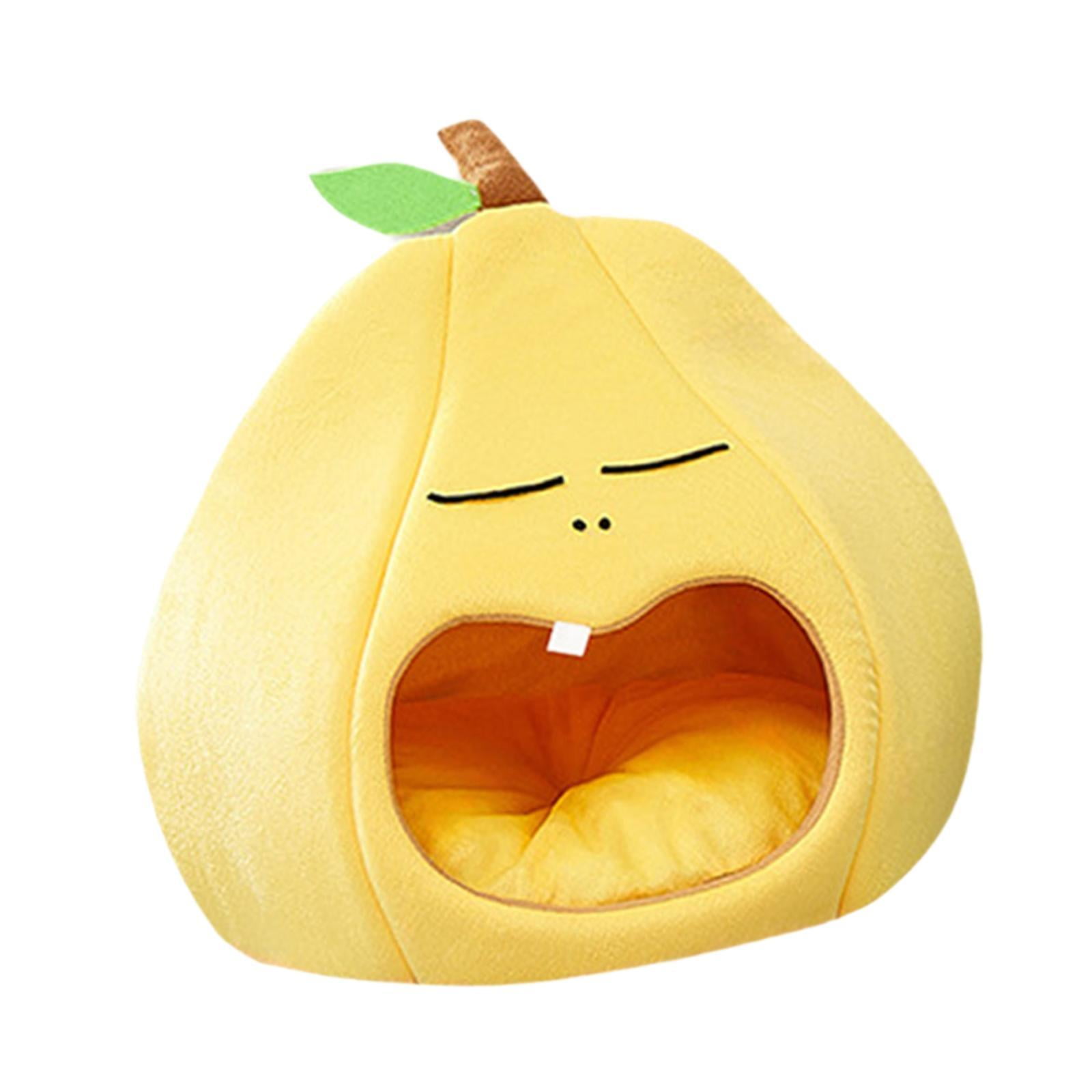 Ioensy - Semi Cerrado Cat Nest Hideout Refugio Suave Bed De Gato Para Mascotas Para Perros Cats M