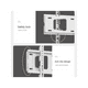 thumbnail image 5 of Soporte Tv Rack Movil Con Ruedas 32 A 75 Base Pedestal Stand, 5 of 6