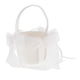 thumbnail image 3 of Beige Satin Flower Muchacha Cesta Grande Arco De Tul Fiesta De Boda Suministros, 3 of 3