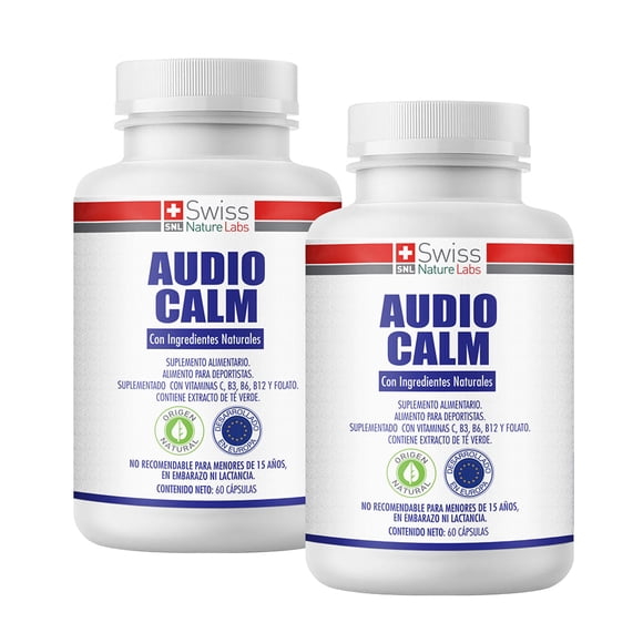 Pack 2 Audio Calm Salud Auditiva 120 Cápsulas