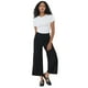 thumbnail image 1 of Pantalón Mujer Cullote Liso Negro Corona, 1 of 5