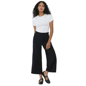 Pantalón Mujer Cullote Liso Negro Corona