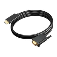 Magideal - Convertidor De Cable Usb Tipo C A Vga De 1M Resolución De 1080P 10Gbps Para Pantalla Monitor Proyector Televisión Notebook