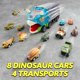thumbnail image 4 of Camión transportador de dinosaurios JOYIN Triceraptor con 12 coches, 4 of 8