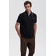 thumbnail image 1 of Polera Hombre Piqué Básica Lisa Negro - lV, 1 of 4