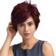 thumbnail image 3 of Peluca Corta De Corte Pixie Para Mujer, Cabello Humano, Fiesta, Cosplay, Pelucas Completas, Rojo Vino, 3 of 3