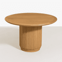 Klik Muebles - Mesa Redonda Nórdica Armonía De 130 Cm Madera Natural