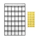 thumbnail image 1 of Bolsa de Almacenamiento para Gráficos de Bolsillo para El Aula, Organizador Colgante para El Aula, Organizador de Tarjetas de Bolsillo para El Hogar Blanco, 1 of 5