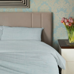 Juego De Sábanas Nautica 3Piezas Microfibra 1,5 Plazas Tonos Celeste