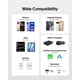 thumbnail image 5 of Cable USB-A a USB-C trenzado Belkin de 1 m, blanco (paquete de 2), 5 of 8
