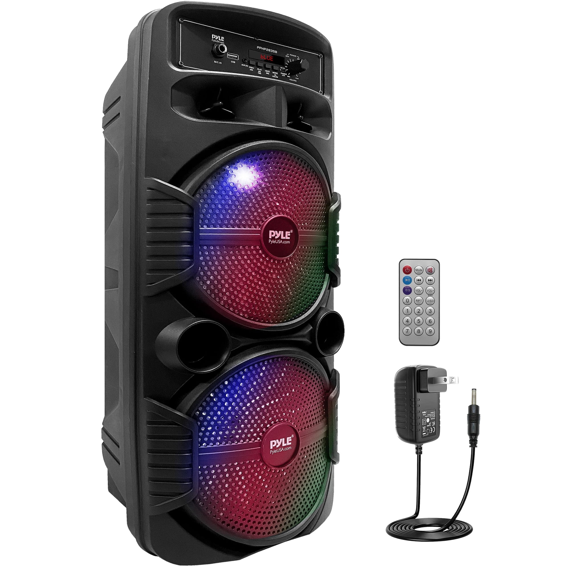 Sistema De Altavoces Pa Bluetooth Pyle Pphp2835b 600 W Con Micrófono