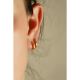 thumbnail image 3 of Argollas Titanio 8mm Astm F136 G23 Chapadas En Oro 18k #2, 3 of 3