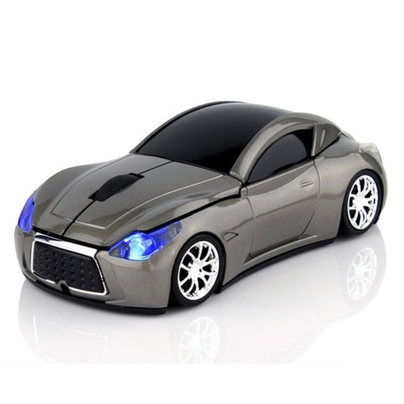Ratón inalámbrico MGBeauty Sports Car Shape con LED 1600 DPI