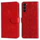 thumbnail image 3 of Funda tipo cartera FOXDOCK para Samsung Galaxy S23 , diseño girasol en relieve, cuero PU, cierre magnético, soporte y tarjetero, 3 of 5