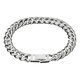 thumbnail image 1 of Pulsera cuban 8mm acero inoxidable 316l largo 20 CM Plateada, 1 of 3