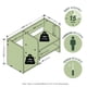 thumbnail image 3 of Organizador de escritorio para libros y artículos de oficina para el hogar Furinno Hermite de madera, 3 of 6