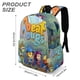thumbnail image 3 of Beat Bugs-theme Backpack, Campus style schoolbag Bookbag with Adjustable Shoulder Straps And Large Zip Compartment, Unisex Travel Bags.42x30x15cm, 3 of 6