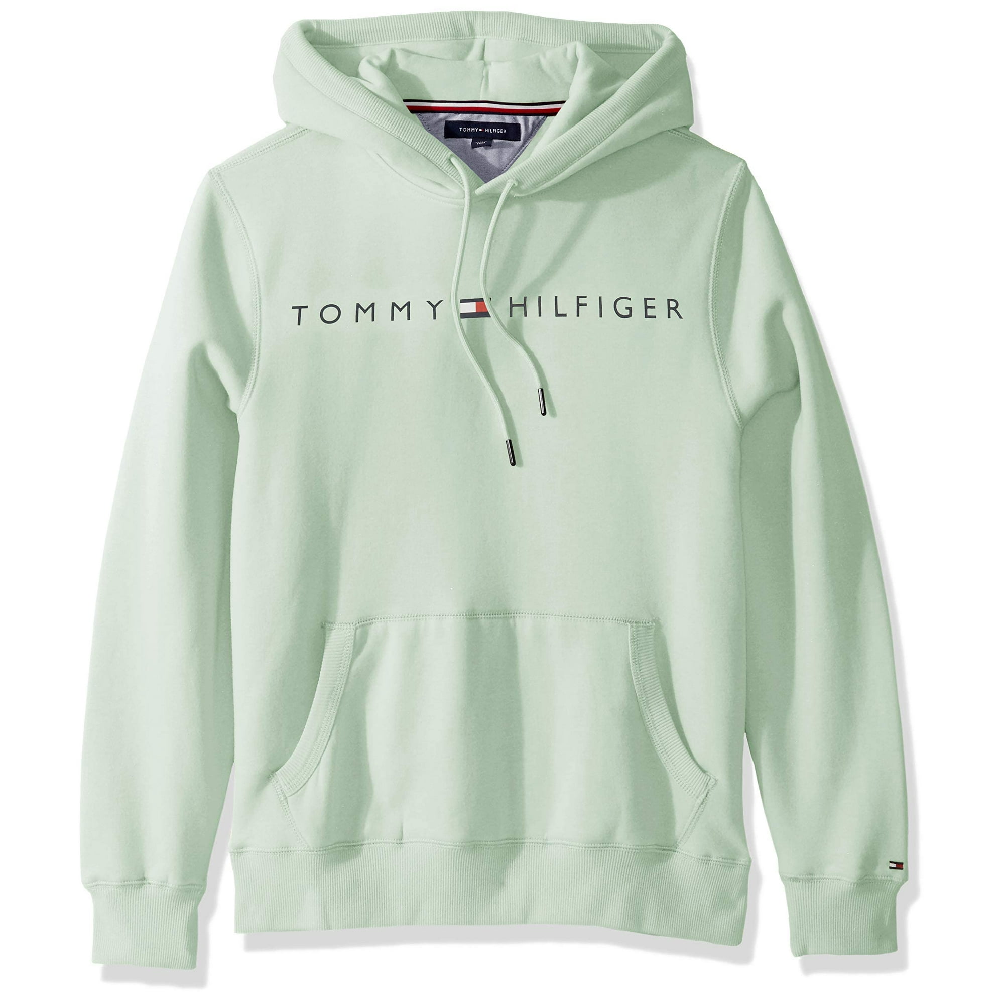 Sudadera Con Capucha Tommy Hilfiger De Manga Larga De Forro Polar Con Logotipo Para Hombre